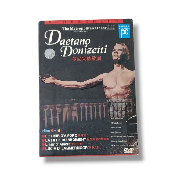 The Metropolitan Opera Gaetano Donizetti Widescreen Conductor Richard Bonynge